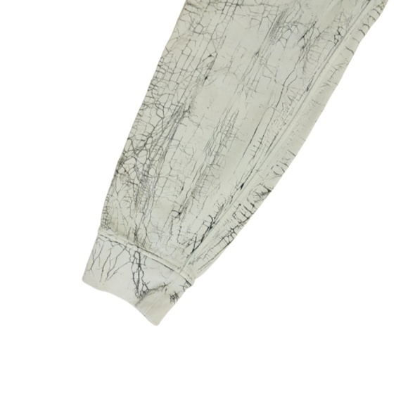 Lululemon Warm Down Jogger *7/8 Length Thread Dye White Black SZ 12 Large - Picture 9 of 10